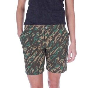 Patagonia Shorts Women's Size 6 Camo Organic Cotton Stretch Outdoor  8” Inseam